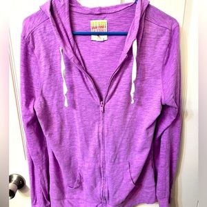 Old Navy California Purple Zip Up Hoodie Size M